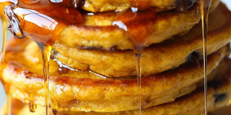 Pumpkin Chocolate Chip Pancakes Damn Delicious Unthinkable