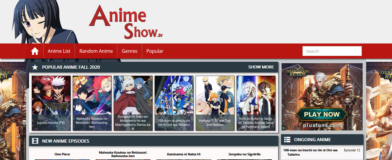 15 AnimeShow.tv Alternatives To Watch Anime Online - Unthinkable