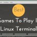 Best Linux Terminal Console Games