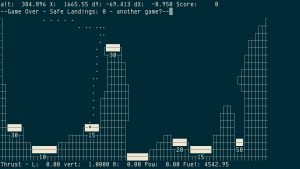 Linux Lunar Lander