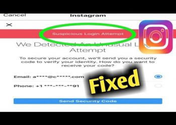 How To Fix Instagram Suspicious Login Attempt