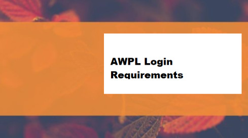 AWPL Login Requirements