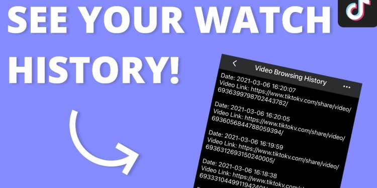 How to View Your TikTok Watch History