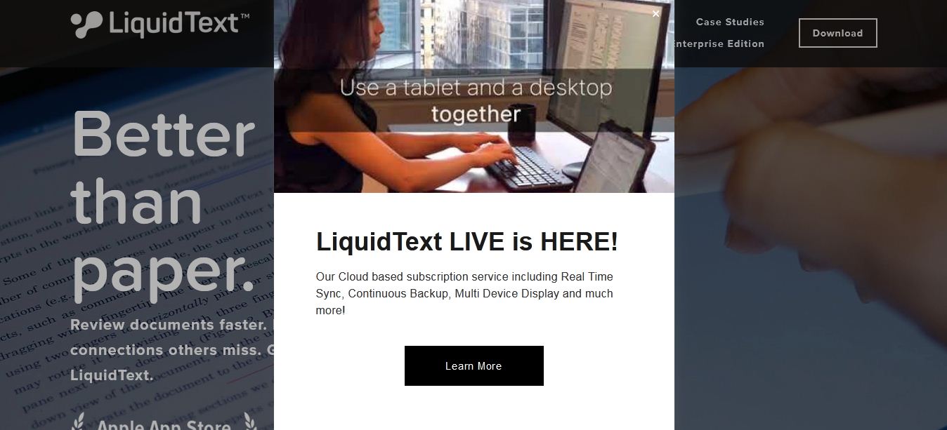 Liquid Text PDF Reader