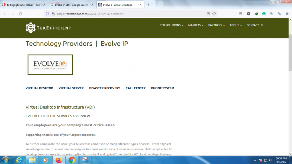 Evolve IP VDI