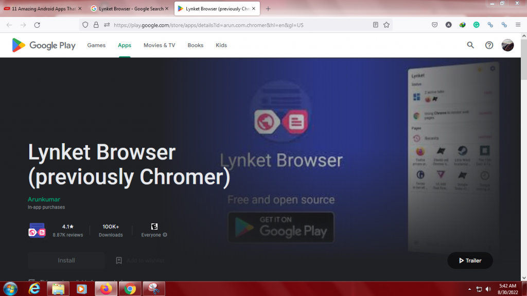 Lynket Browser