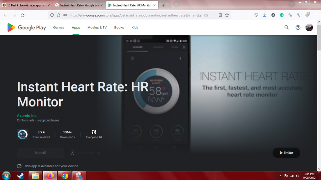 Instant Heart Rate