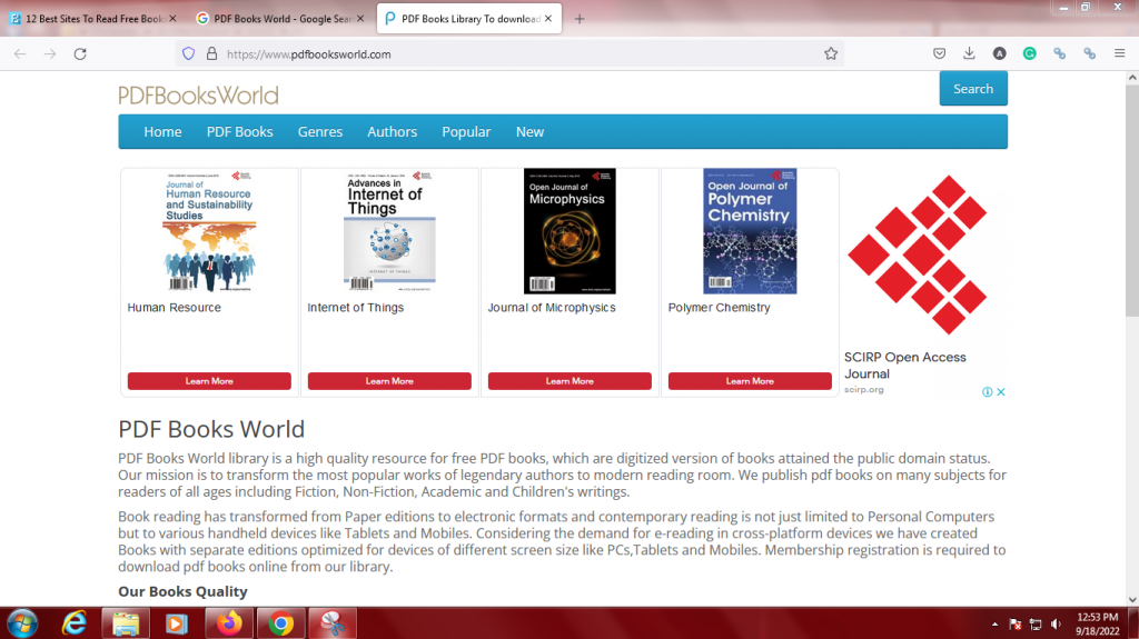 PDF Books World