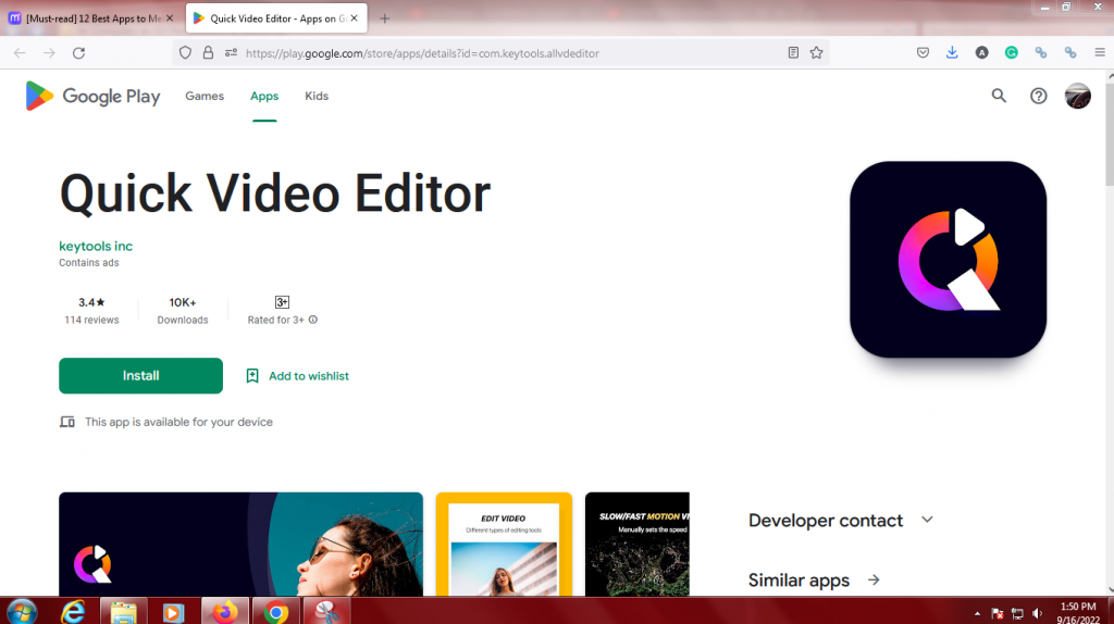 Quick Video Editor All in One