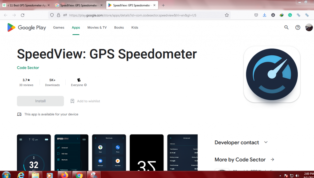 SpeedView: GPS Speedometer