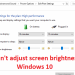 Fix Windows 10 Brightness Issue