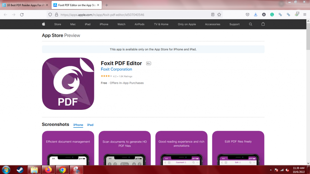 Foxit PDF Reader