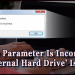Fix the Parameter is Incorrect