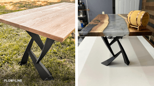 Draco Metal Table Legs for Industrial Homes