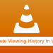Delete Viewing History In VLC