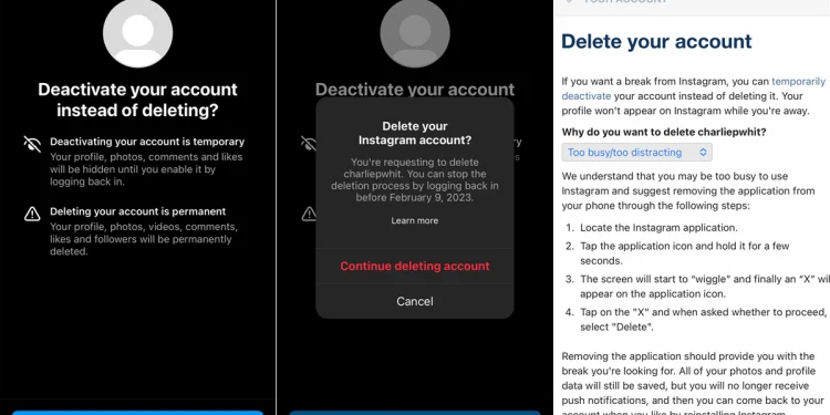 How to Deactivate or Delete Your Instagram Account